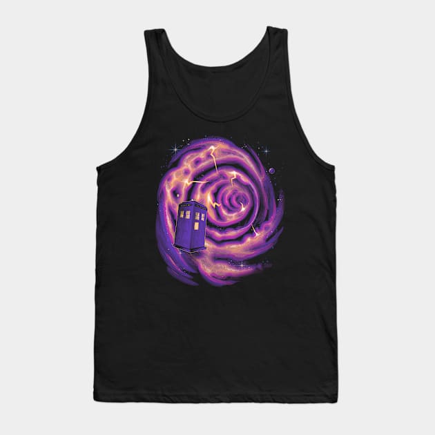 Through Space & Time Tank Top by qetza